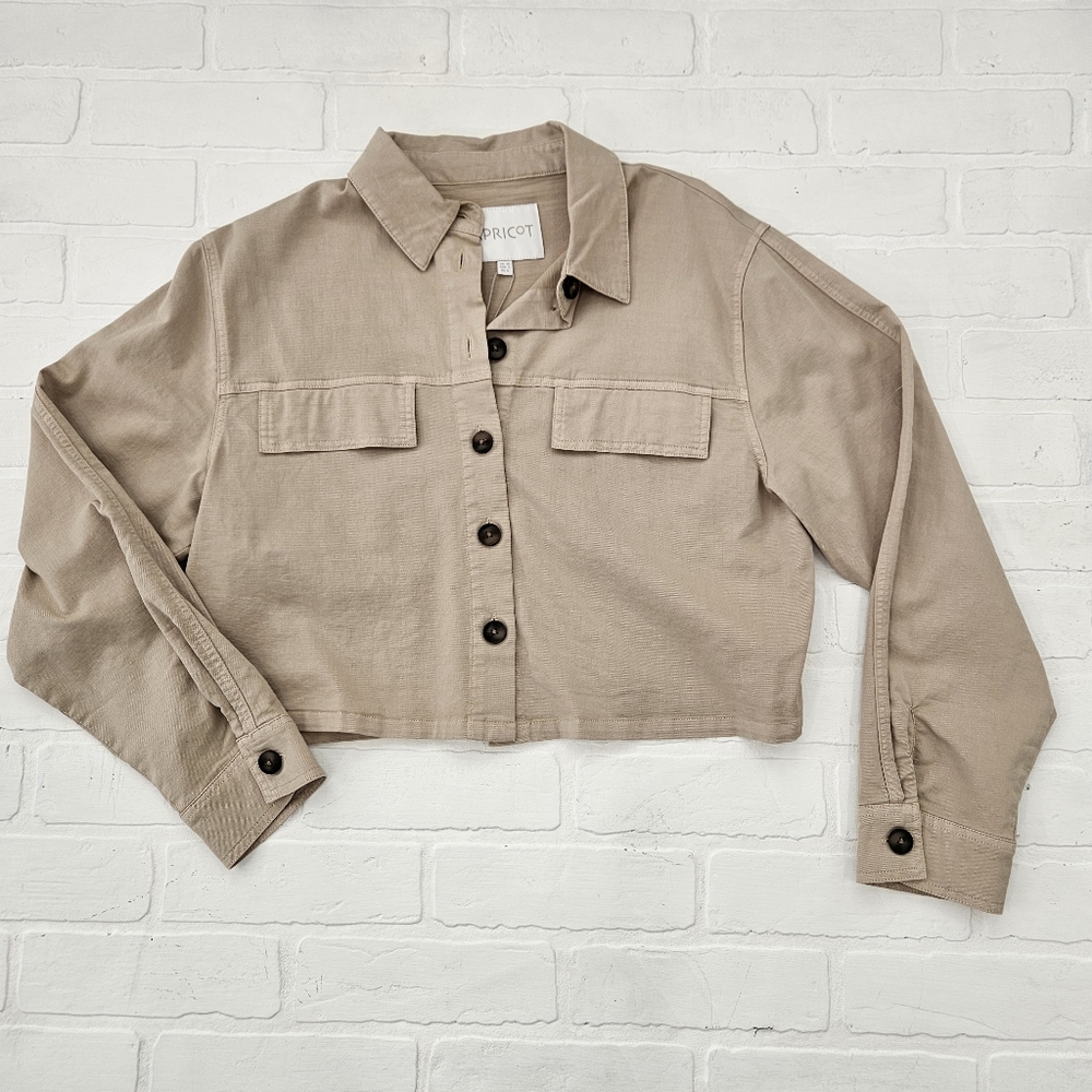 Soft Twill Crop Button Down